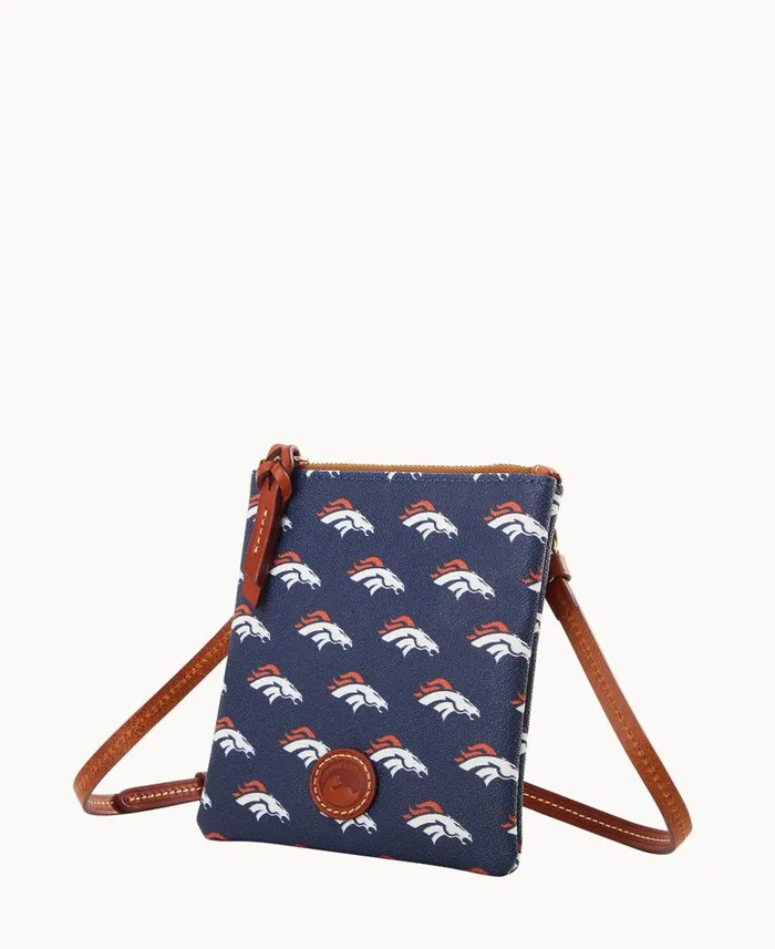 NFL Broncos Small North South Top Zip Crossbody Broncos Woman Dooney and Bourke Crossbodies NFL Broncos Small North South Top Zip Crossbody Broncos Woman Dooney and Bourke Crossbodies