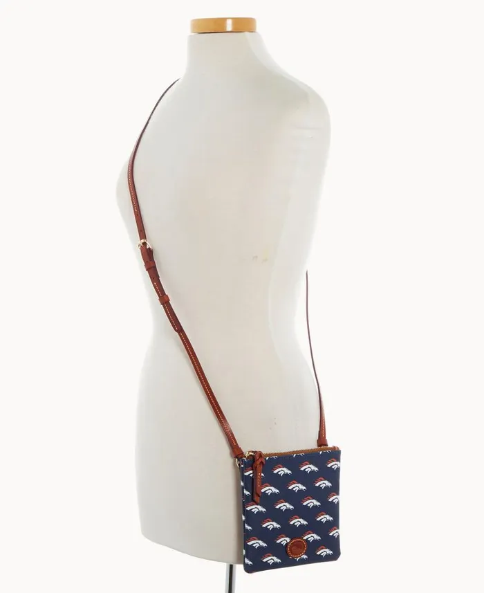 NFL Broncos Small North South Top Zip Crossbody Broncos Woman Dooney and Bourke Crossbodies NFL Broncos Small North South Top Zip Crossbody Broncos Woman Dooney and Bourke Crossbodies