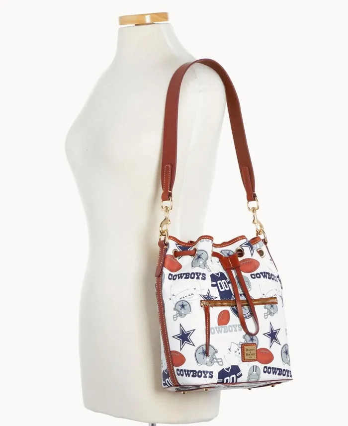 NFL Cowboys Drawstring Cowboys Woman Dooney and Bourke Shoulder Bags NFL Cowboys Drawstring Cowboys Woman Dooney and Bourke Shoulder Bags