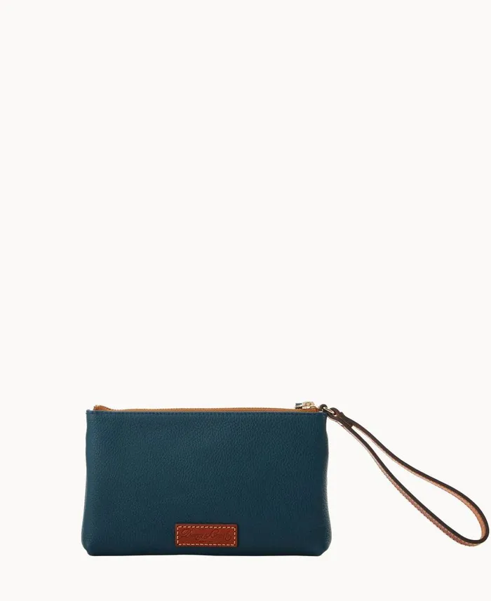 NFL Eagles Double Zip Wristlet Eagles ManWoman Dooney and Bourke Wallets NFL Eagles Double Zip Wristlet Eagles ManWoman Dooney and Bourke Wallets