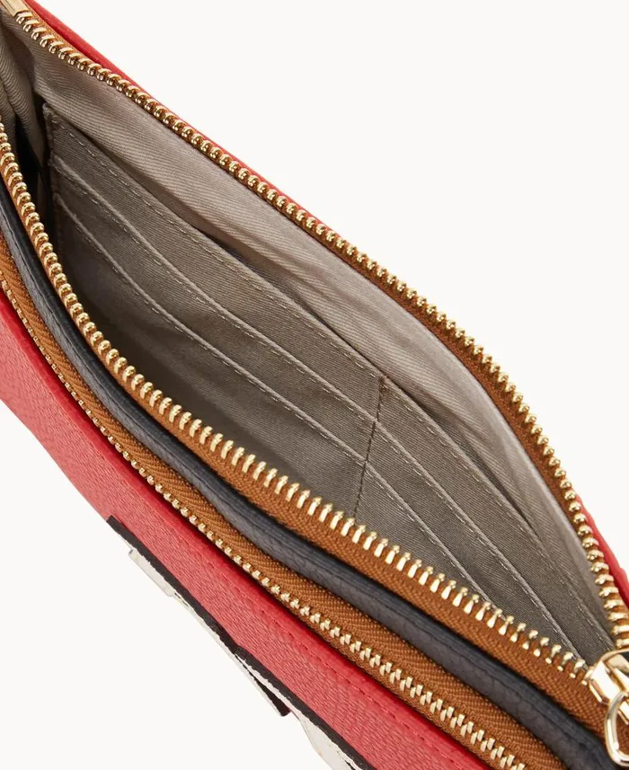 NFL Falcons Double Zip Wristlet Falcons ManWoman Dooney and Bourke Wallets NFL Falcons Double Zip Wristlet Falcons ManWoman Dooney and Bourke Wallets