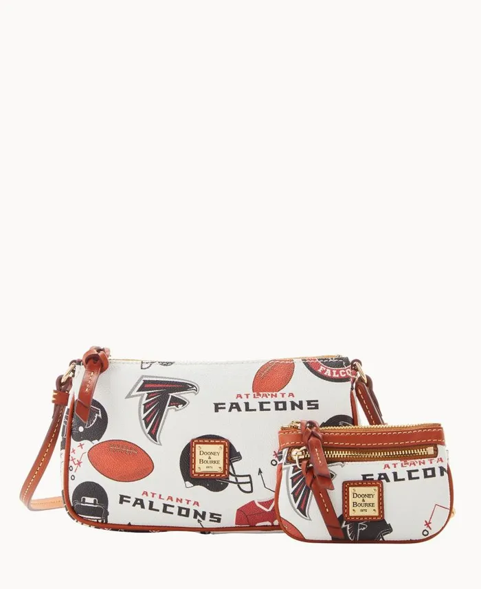 NFL Falcons Lexi Crossbody Sm Coin Case Falcons Woman Dooney and Bourke Crossbodies NFL Falcons Lexi Crossbody Sm Coin Case Falcons Woman Dooney and Bourke Crossbodies
