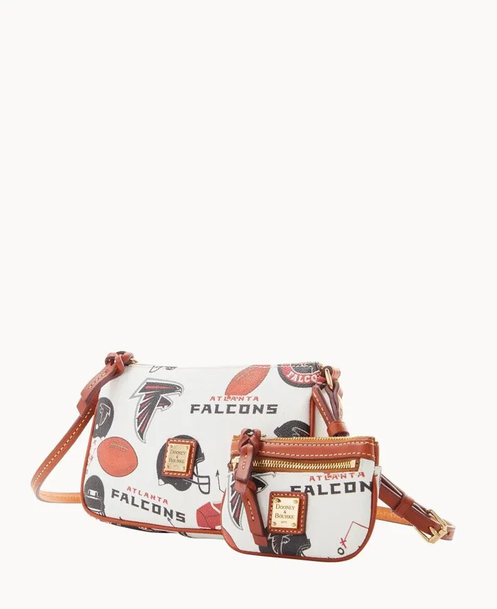 NFL Falcons Lexi Crossbody Sm Coin Case Falcons Woman Dooney and Bourke Crossbodies NFL Falcons Lexi Crossbody Sm Coin Case Falcons Woman Dooney and Bourke Crossbodies