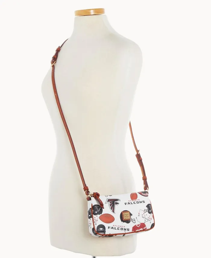 NFL Falcons Lexi Crossbody Sm Coin Case Falcons Woman Dooney and Bourke Crossbodies NFL Falcons Lexi Crossbody Sm Coin Case Falcons Woman Dooney and Bourke Crossbodies