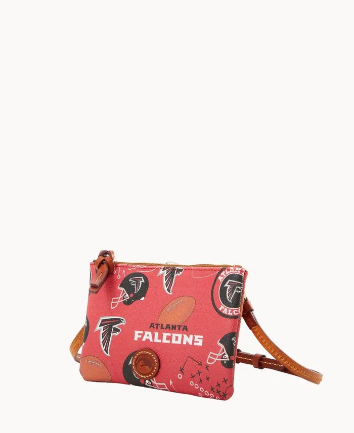 NFL Falcons Top Zip Crossbody Falcons Woman Dooney and Bourke Crossbodies NFL Falcons Top Zip Crossbody Falcons Woman Dooney and Bourke Crossbodies