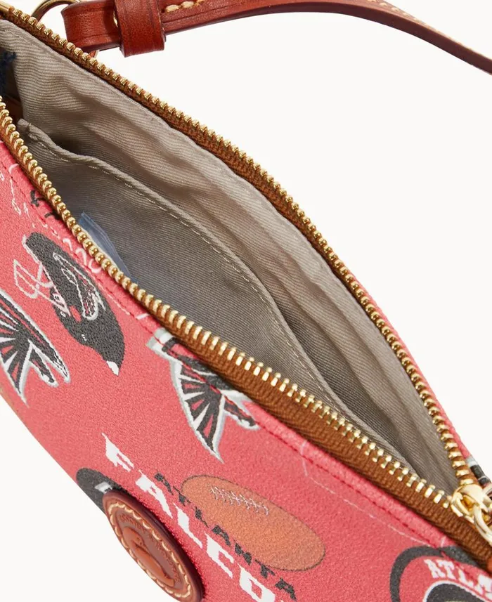 NFL Falcons Top Zip Crossbody Falcons Woman Dooney and Bourke Crossbodies NFL Falcons Top Zip Crossbody Falcons Woman Dooney and Bourke Crossbodies