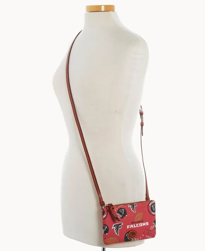 NFL Falcons Top Zip Crossbody Falcons Woman Dooney and Bourke Crossbodies NFL Falcons Top Zip Crossbody Falcons Woman Dooney and Bourke Crossbodies