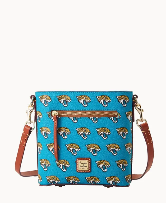 NFL Jaguars Small Zip Crossbody Jaguars Woman Dooney and Bourke Crossbodies