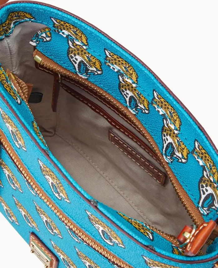 NFL Jaguars Small Zip Crossbody Jaguars Woman Dooney and Bourke Crossbodies NFL Jaguars Small Zip Crossbody Jaguars Woman Dooney and Bourke Crossbodies