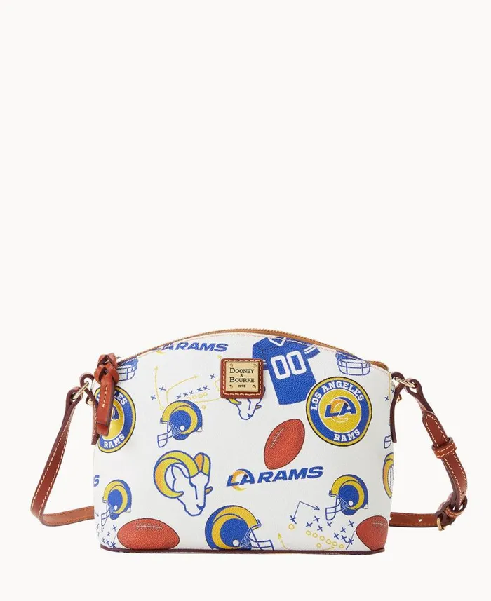 NFL Rams Suki Crossbody Rams Woman Dooney and Bourke Crossbodies