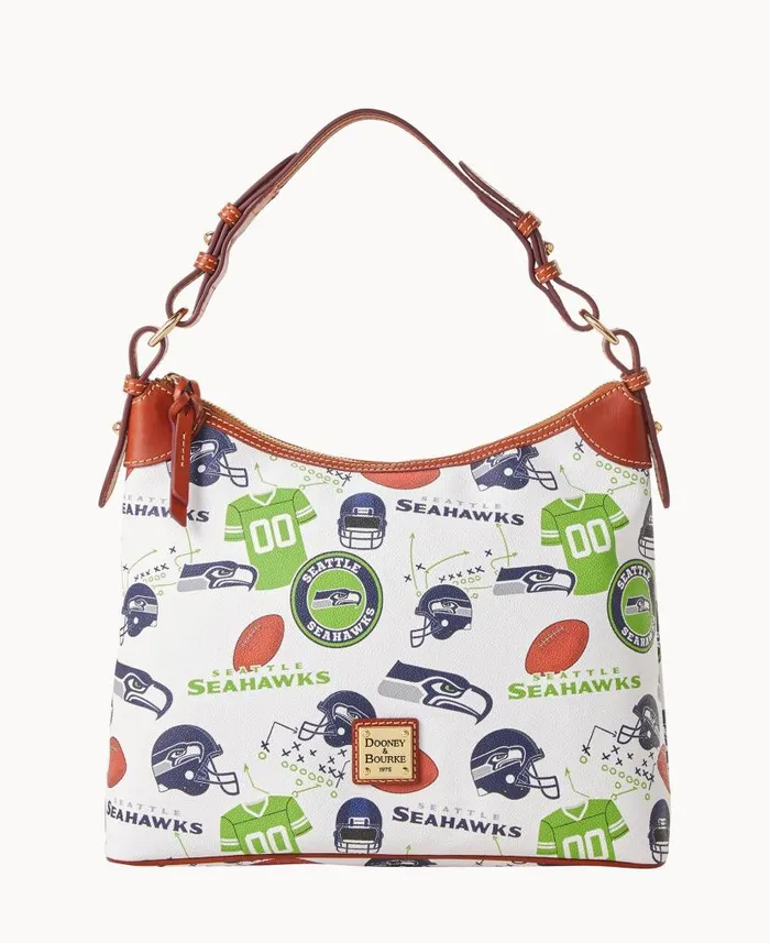 NFL Seahawks Hobo Seahawks Woman Dooney and Bourke Shoulder Bags