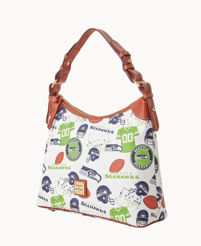 NFL Seahawks Hobo Seahawks Woman Dooney and Bourke Shoulder Bags NFL Seahawks Hobo Seahawks Woman Dooney and Bourke Shoulder Bags