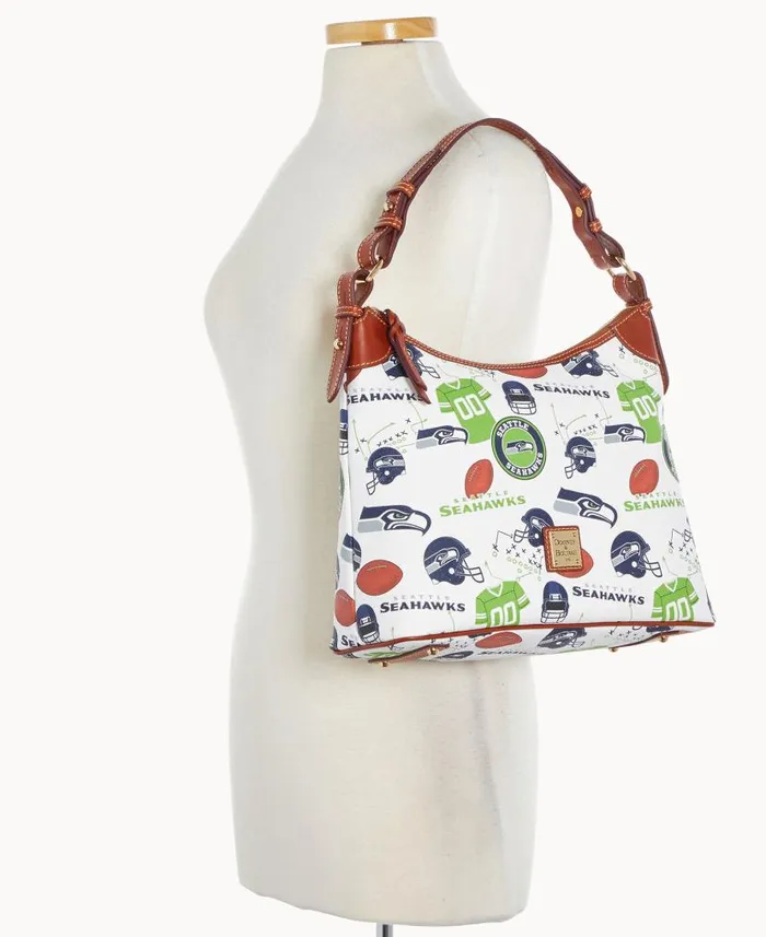 NFL Seahawks Hobo Seahawks Woman Dooney and Bourke Shoulder Bags NFL Seahawks Hobo Seahawks Woman Dooney and Bourke Shoulder Bags