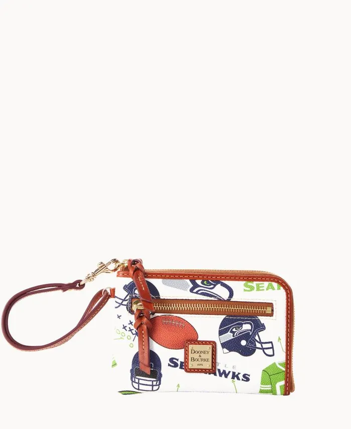 NFL Seahawks Multi Function Zip Around Seahawks ManWoman Dooney and Bourke Wallets NFL Seahawks Multi Function Zip Around Seahawks ManWoman Dooney and Bourke Wallets