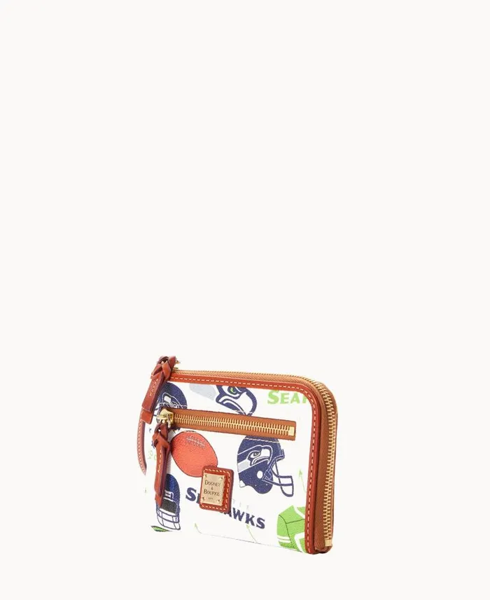 NFL Seahawks Multi Function Zip Around Seahawks ManWoman Dooney and Bourke Wallets NFL Seahawks Multi Function Zip Around Seahawks ManWoman Dooney and Bourke Wallets