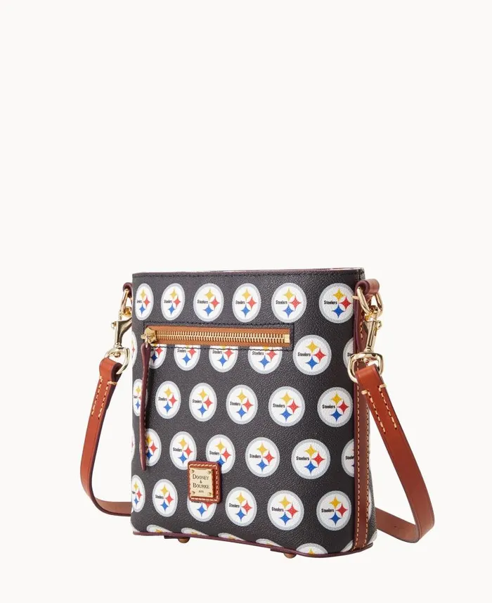 NFL Steelers Small Zip Crossbody Steelers Woman Dooney and Bourke Crossbodies NFL Steelers Small Zip Crossbody Steelers Woman Dooney and Bourke Crossbodies
