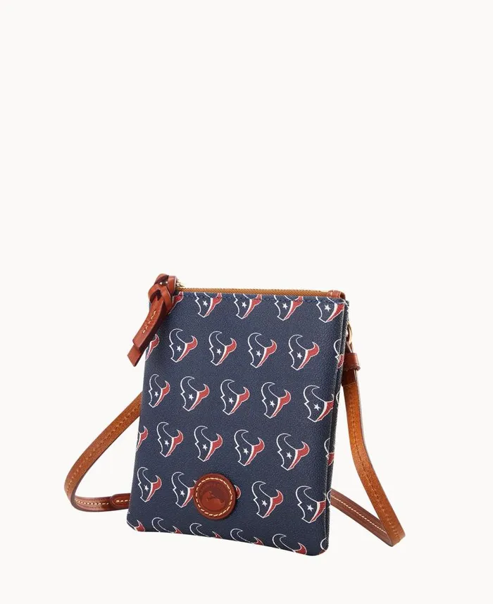 NFL Texans Small North South Top Zip Crossbody Texans Woman Dooney and Bourke Crossbodies NFL Texans Small North South Top Zip Crossbody Texans Woman Dooney and Bourke Crossbodies