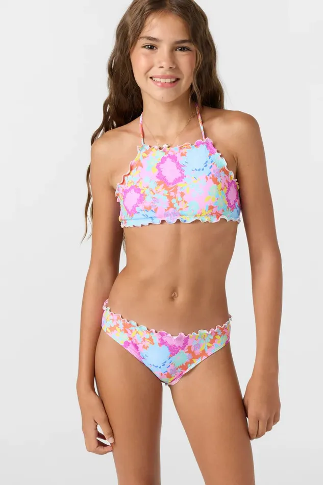 NIGHTFALL RUFFLE EDGE HIGH NECK SET Women O039NEILL Girl039S Swim