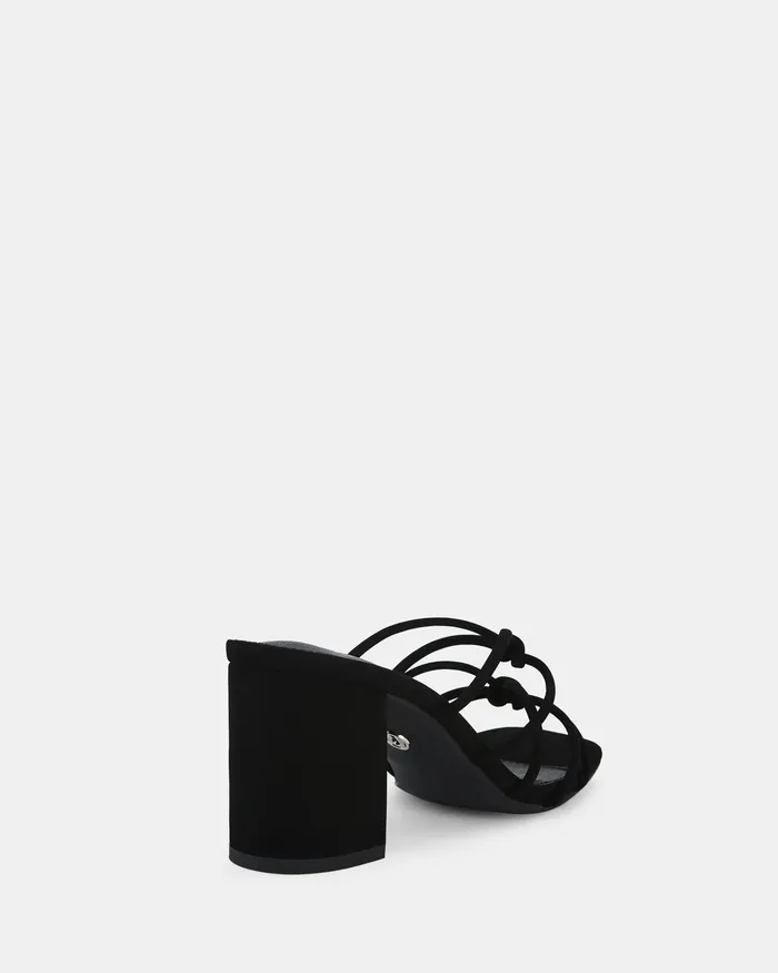 NOVO Shoes MODENA BLACK Open Toe Heels Women Party