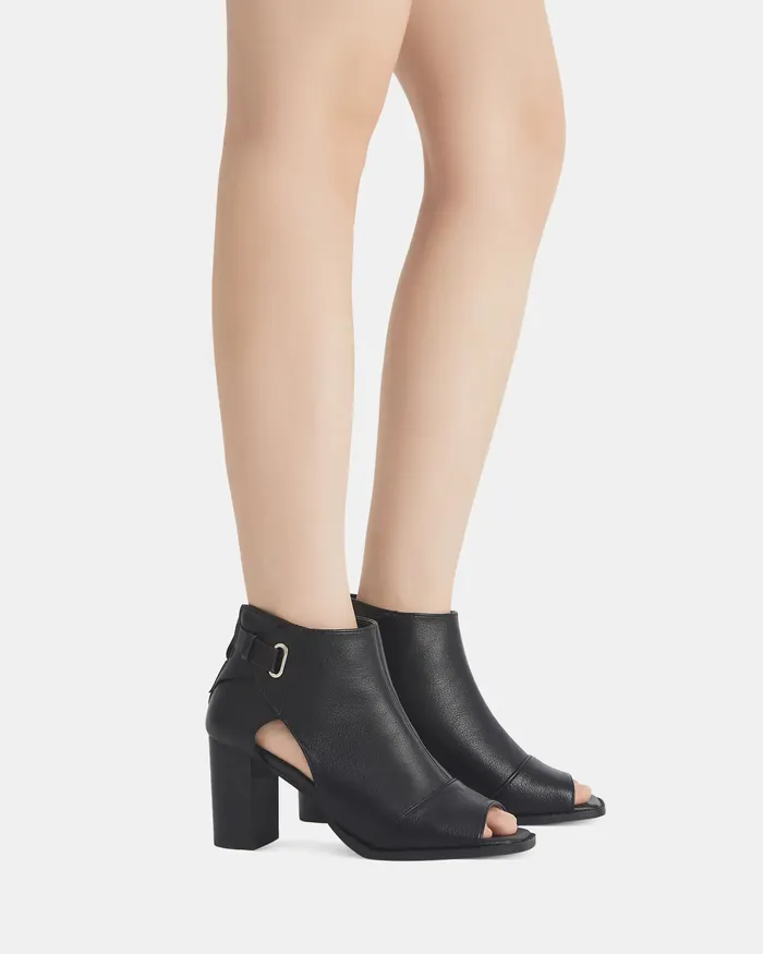 NOVO Shoes Peep Toes Women FACEY BLACK