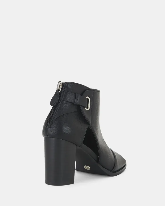 NOVO Shoes Peep Toes Women FACEY BLACK