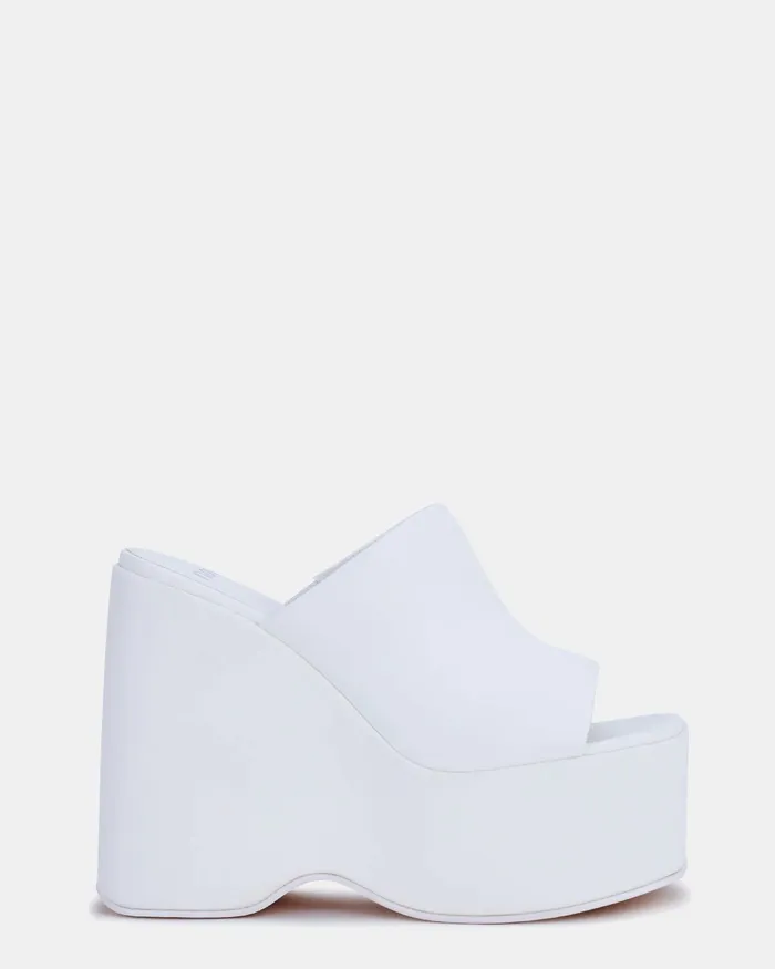 NOVO Shoes Wedges Women BADDIE WHITE