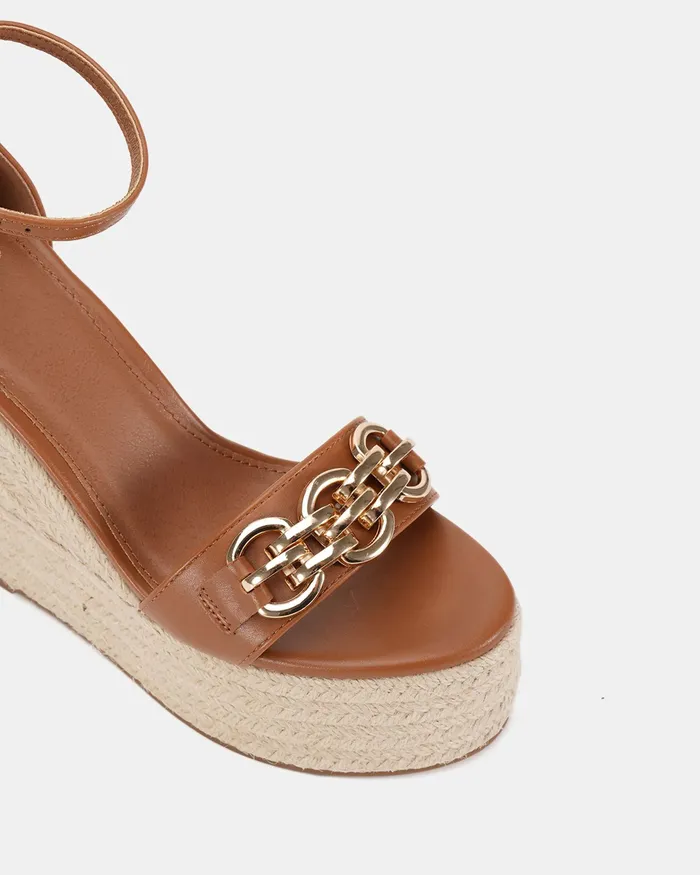 NOVO Shoes WOLF CARAMEL Women Wedges