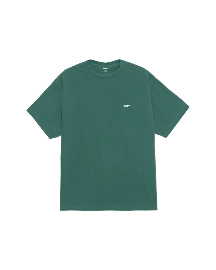 OBEY Clothing OBEY BOLD ICON FACE PIGMENT TSHIRT Pigment Rain Forest Men TSHIRTS