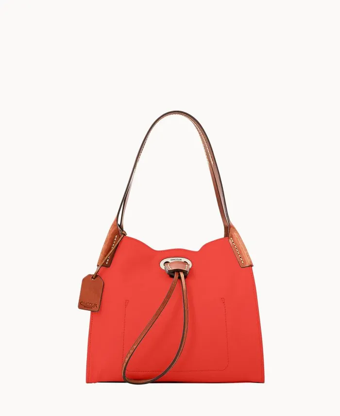Oncour Roux Polo Mini Full Up Two Persimmon Woman Dooney and Bourke Shoulder Bags Oncour Roux Polo Mini Full Up Two Persimmon Woman Dooney and Bourke Shoulder Bags
