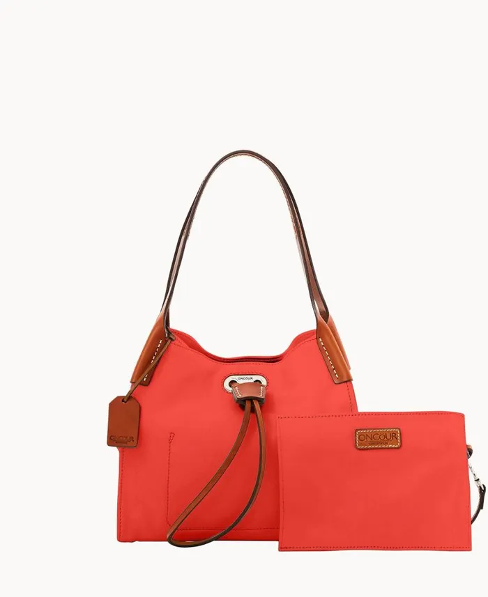 Oncour Roux Polo Mini Full Up Two Persimmon Woman Dooney and Bourke Shoulder Bags Oncour Roux Polo Mini Full Up Two Persimmon Woman Dooney and Bourke Shoulder Bags