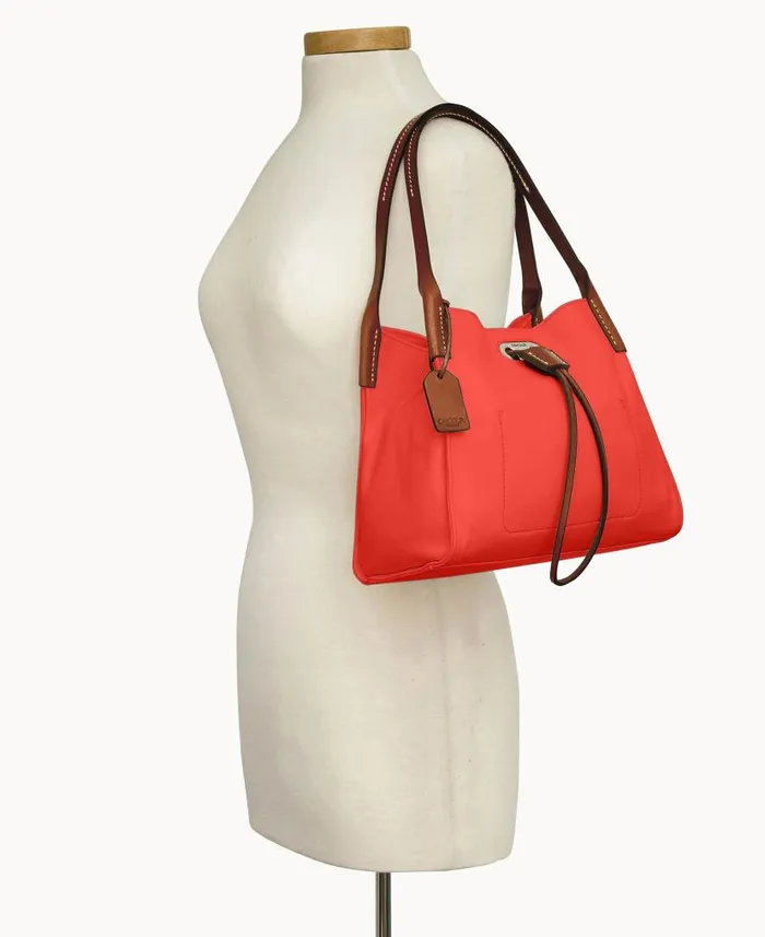 Oncour Roux Polo Mini Full Up Two Persimmon Woman Dooney and Bourke Shoulder Bags Oncour Roux Polo Mini Full Up Two Persimmon Woman Dooney and Bourke Shoulder Bags