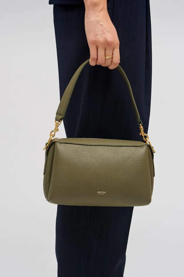Oroton Alice Crossbody Pine Needle Women Crossbody
