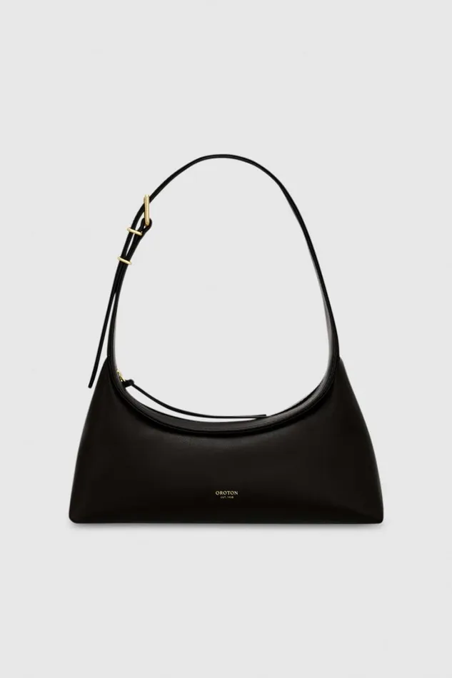 Oroton Cinder Mini Baguette Black Women Mini Bags