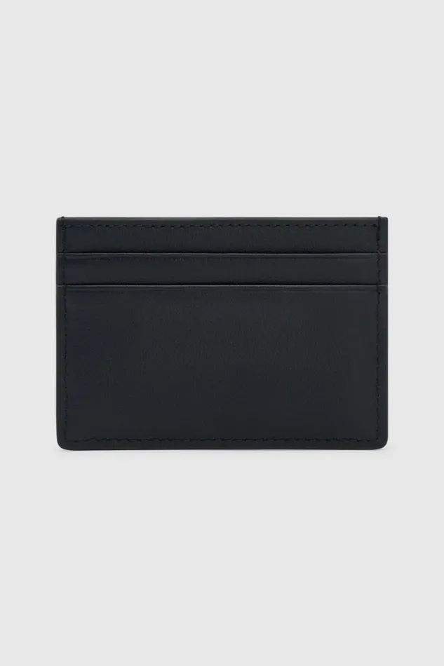 Oroton Clara Smooth Credit Card Sleeve Black Women Wallets Oroton Clara Smooth Credit Card Sleeve Black Women Wallets