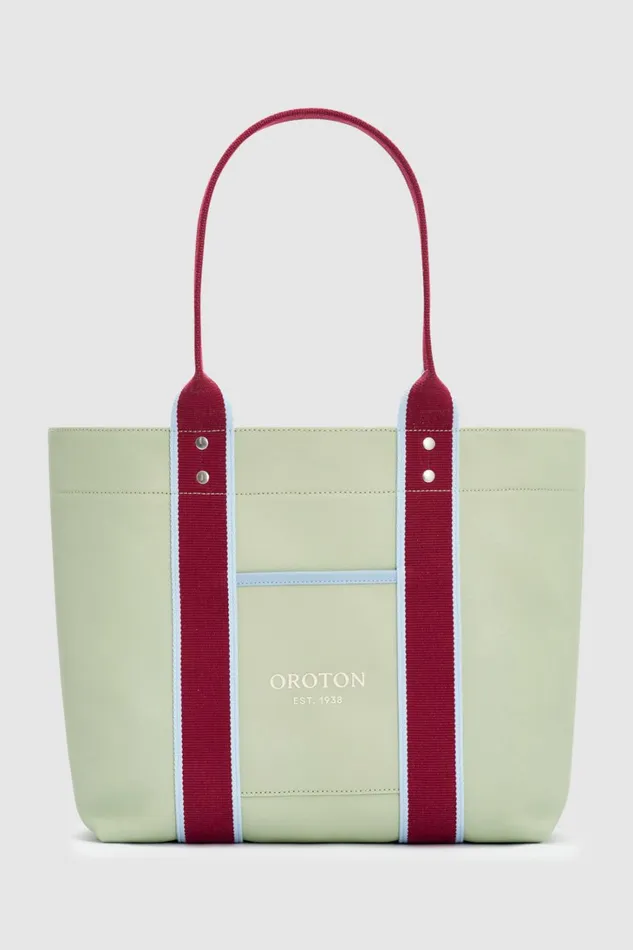 Oroton Crew Tote Agave Mix Women Totes