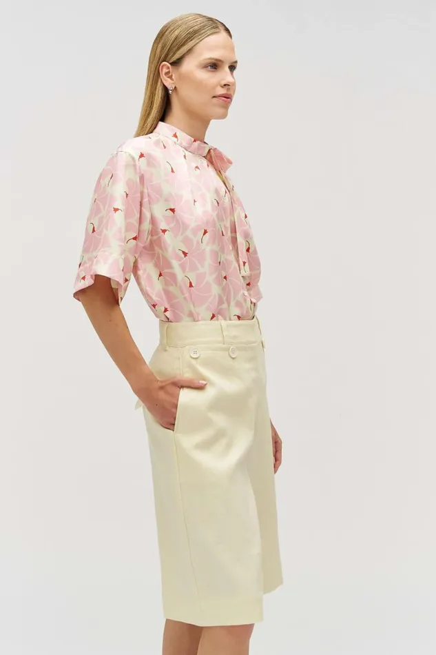 Oroton Culotte Lemon Zest Women Pants Oroton Culotte Lemon Zest Women Pants