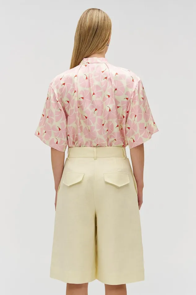 Oroton Culotte Lemon Zest Women Pants Oroton Culotte Lemon Zest Women Pants
