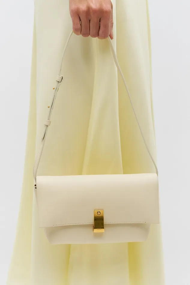 Oroton Etta Medium Clutch Antique Cream Women Mini Bags