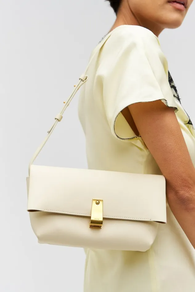 Oroton Etta Medium Clutch Antique Cream Women Mini Bags