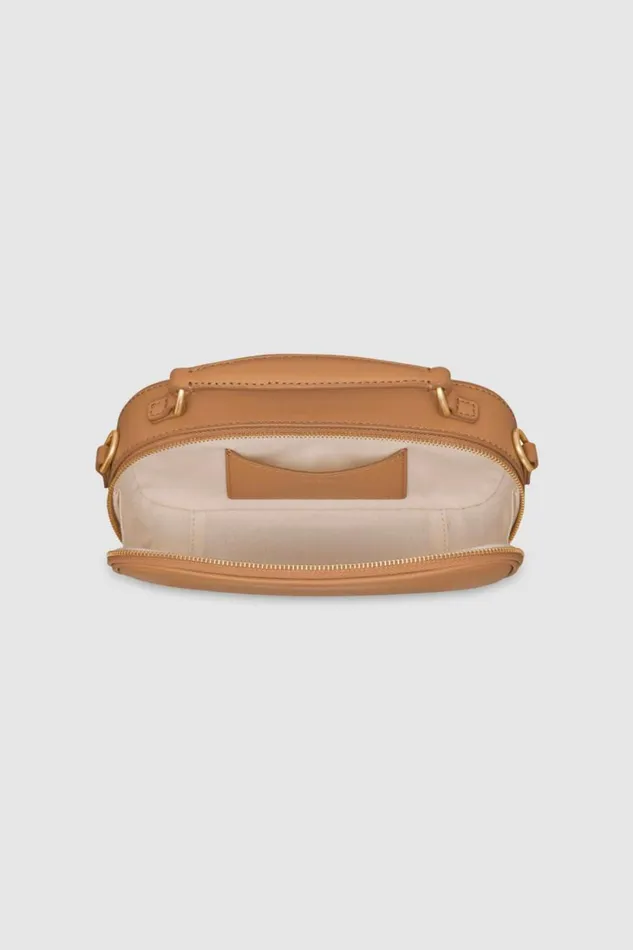 Oroton Margot Camera Bag Dark Camel Women Crossbody Oroton Margot Camera Bag Dark Camel Women Crossbody
