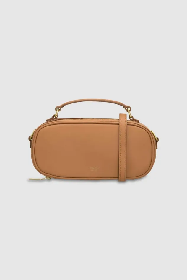 Oroton Margot Camera Bag Dark Camel Women Crossbody Oroton Margot Camera Bag Dark Camel Women Crossbody