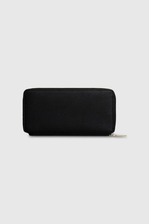 Oroton Margot Medium Zip Around Wallet Black Women Wallets Oroton Margot Medium Zip Around Wallet Black Women Wallets