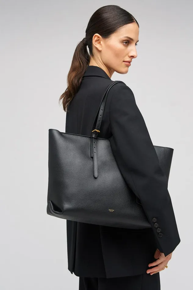 Oroton Margot Medium Zip Tote Black Women Totes Oroton Margot Medium Zip Tote Black Women Totes