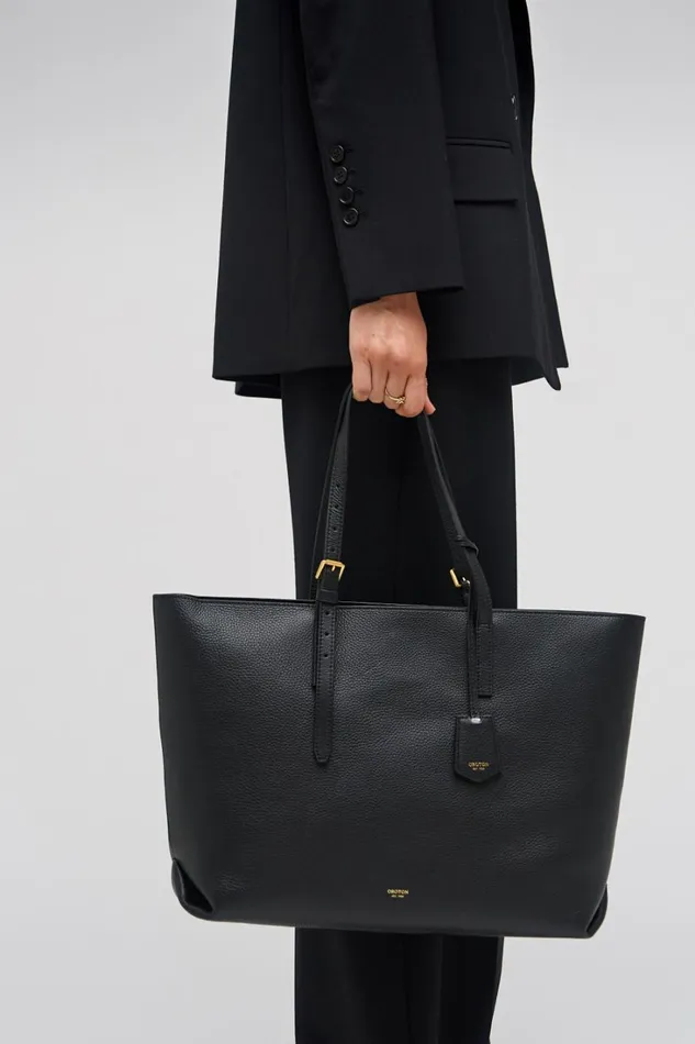 Oroton Margot Medium Zip Tote Black Women Totes Oroton Margot Medium Zip Tote Black Women Totes