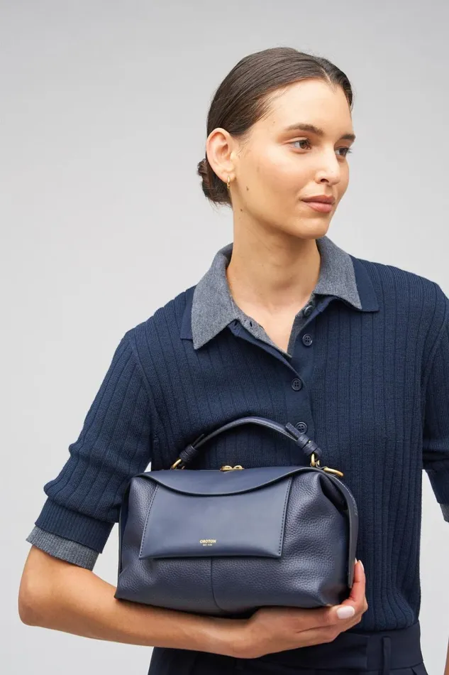 Oroton Mica Small Bowler North Sea Women Shoulder Oroton Mica Small Bowler North Sea Women Shoulder