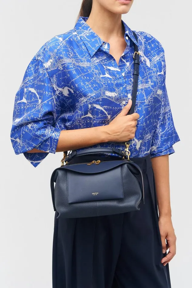 Oroton Mica Small Bowler North Sea Women Shoulder Oroton Mica Small Bowler North Sea Women Shoulder