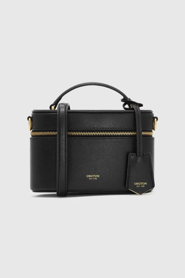 Oroton Muse Vanity Crossbody Black Women Crossbody