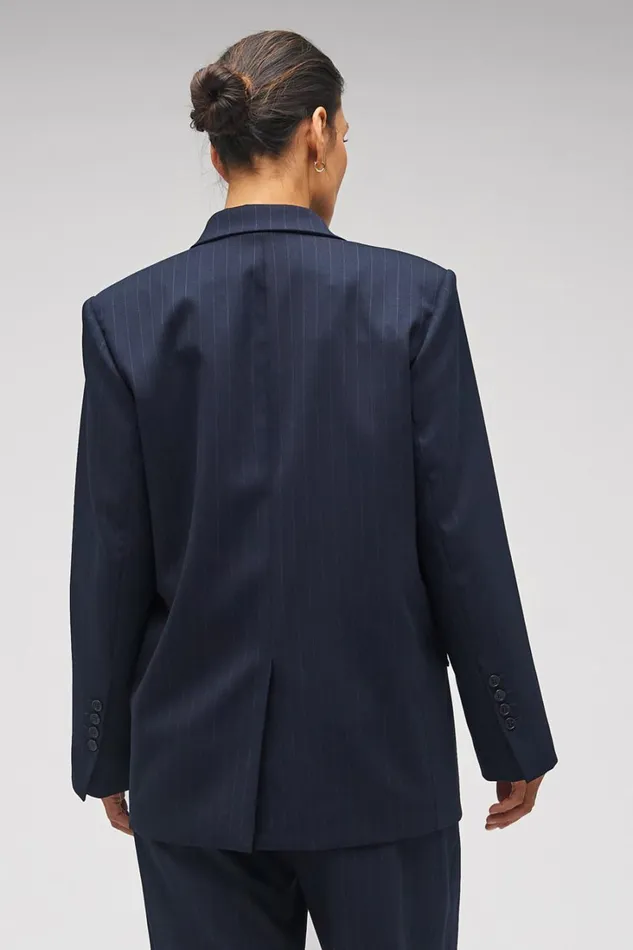 Oroton Pinstripe Blazer North Sea Women Suiting Oroton Pinstripe Blazer North Sea Women Suiting
