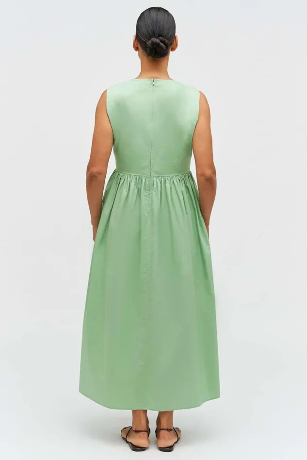 Oroton Poplin Sundress Mint Leaf Women Dresses Oroton Poplin Sundress Mint Leaf Women Dresses