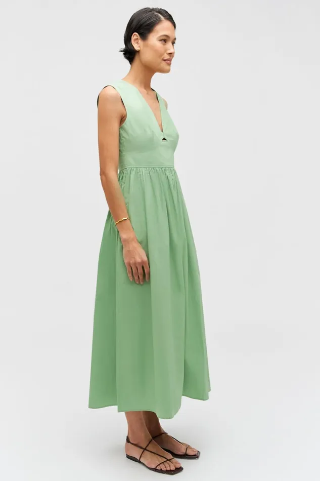 Oroton Poplin Sundress Mint Leaf Women Dresses Oroton Poplin Sundress Mint Leaf Women Dresses